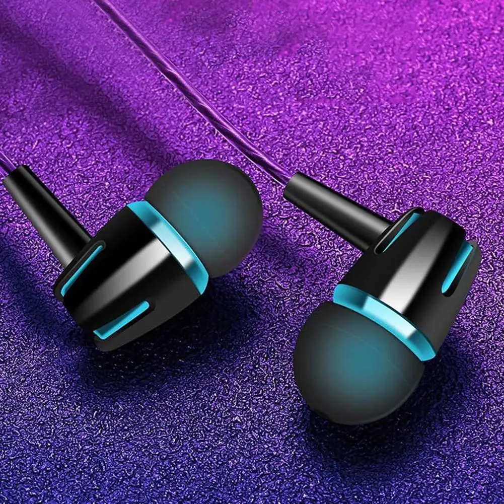 

3.5mm MP3/mp4 Roping Stereo Subwoofer Earphone In Ear Headset Earbud Reflective Earphone for Smart Phone