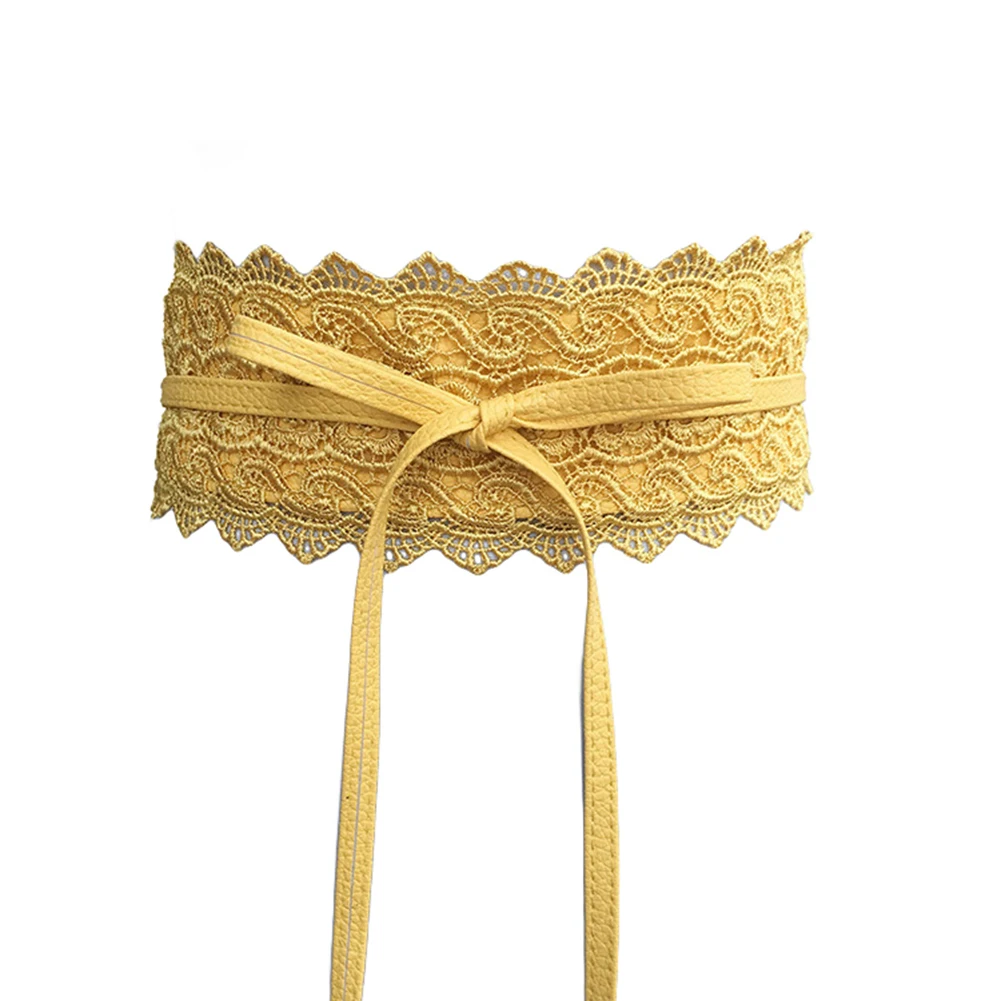 Модное женское платье бант из искусственной кожи кружевной широкий декоративный