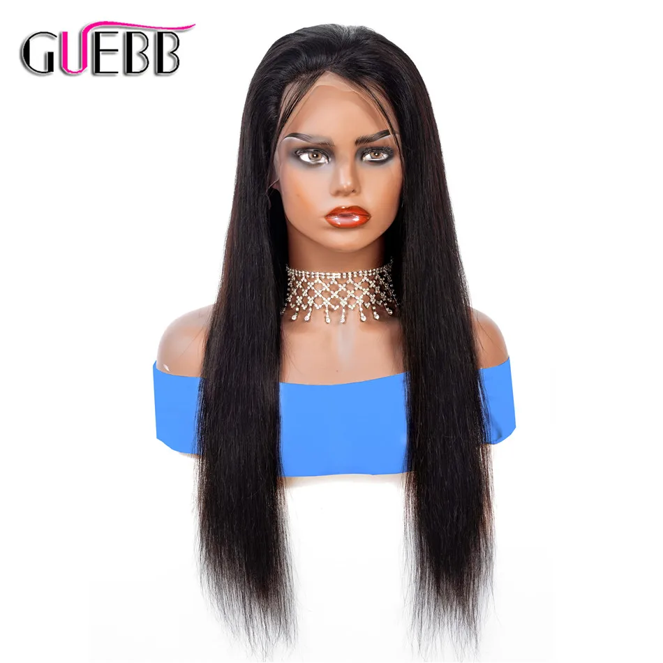 13*4 человеческие волосы на фронте шнурка парики для черных женщин бразильский