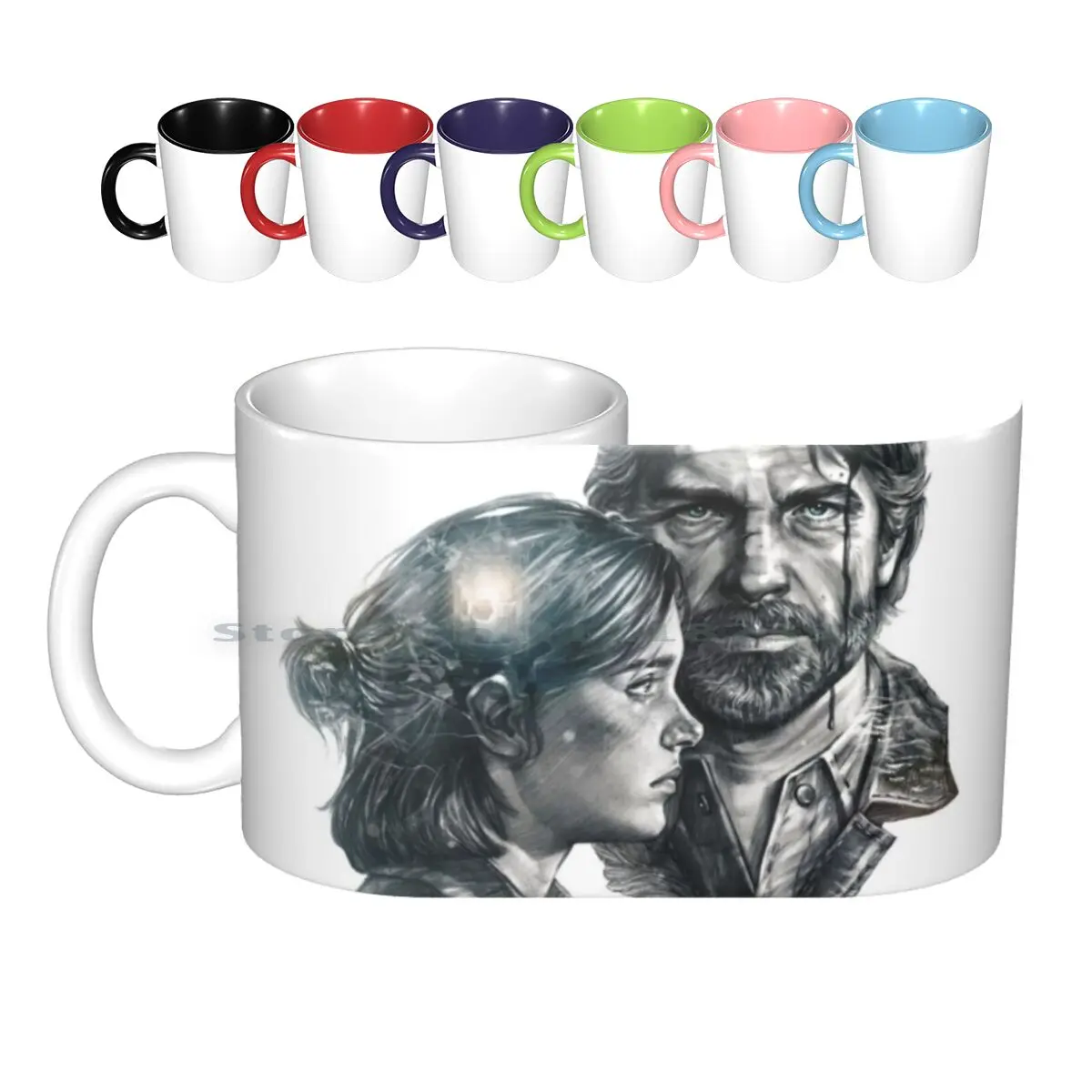 

No Escape Ceramic Mugs Coffee Cups Milk Tea Mug The Last Of Us Part Ii Creative Trending Vintage Gift Bottle Cup