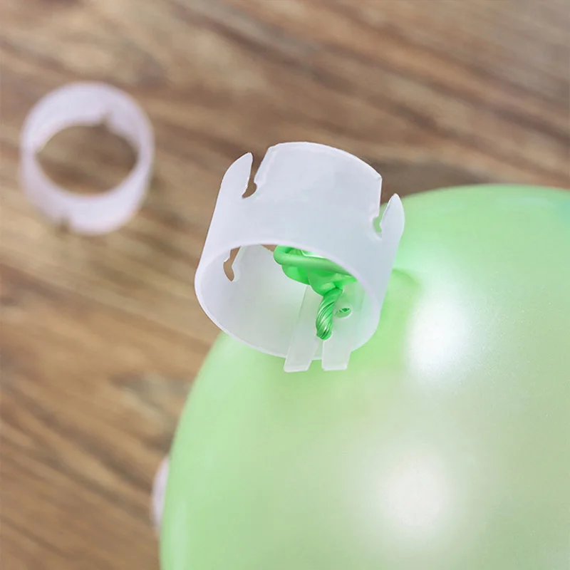 100 шт набор 3 5*2 1 см прозрачные воздушные шары Пряжка пластик карабин кольцо в