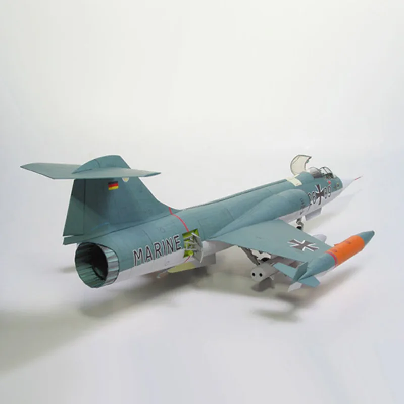 1:33 F-10 истребитель скайнайт Вилли КИТ сделай сам 3D бумажная карта модель