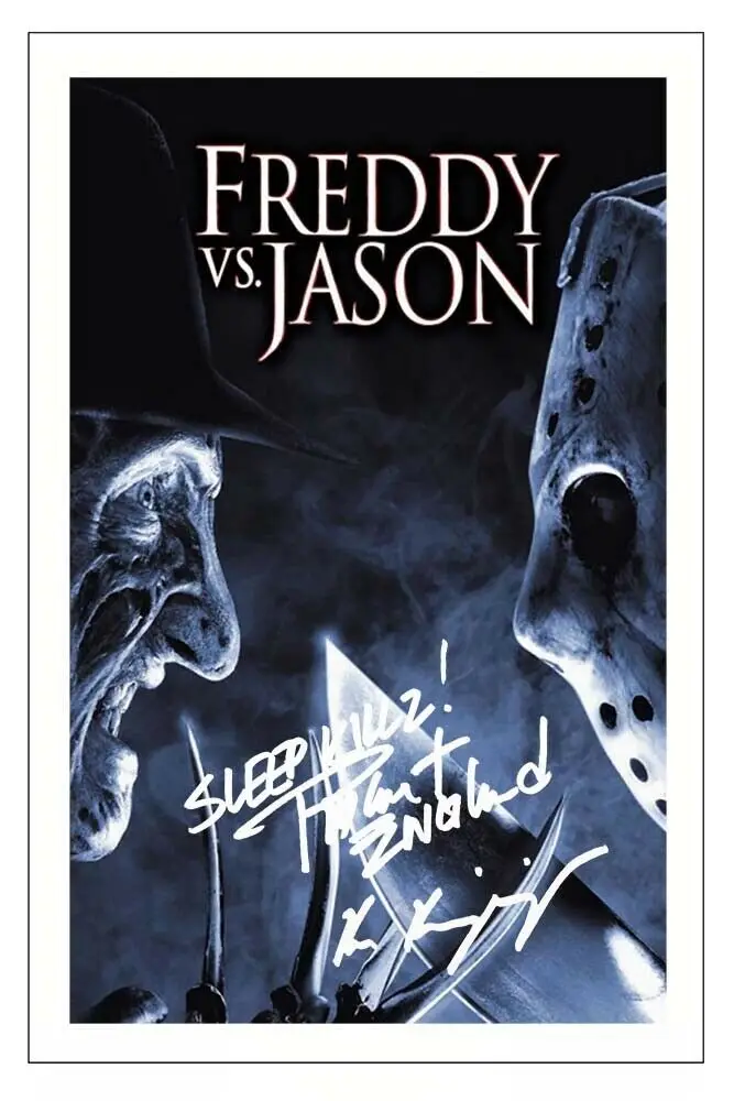 Роберт энлунд Кен кирзингер Фредди против Джейсона автограф подписанный