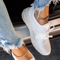 women sneakers 2020 fashion lace up light sports women shoes solid cross straps flat tennis woman vulcanized shoes outdoor wild