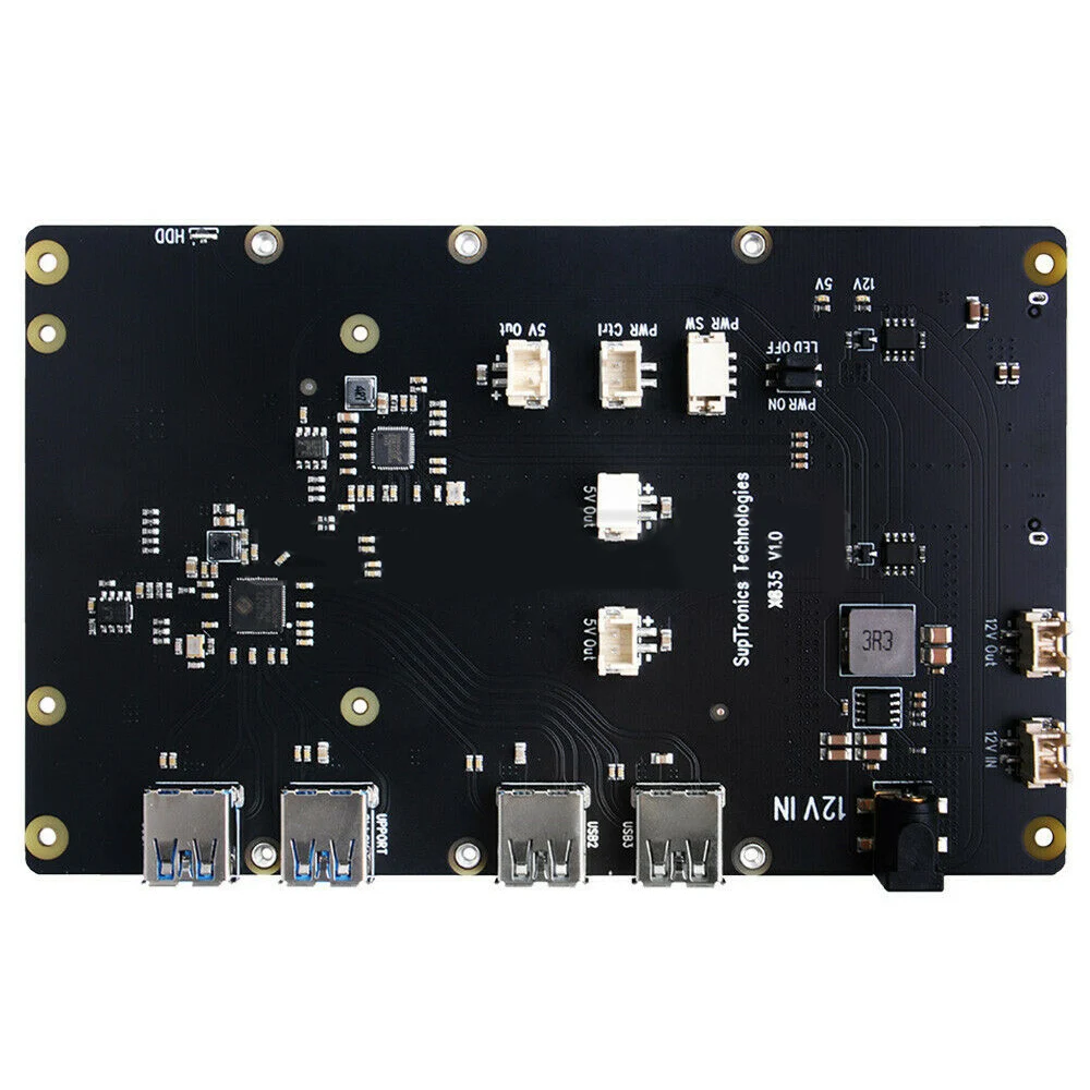 Для Raspberry PI 4 X835 3 5 &quotSATA адаптер Поддержка 10 ТБ дюйма SATA жесткие диски HDD