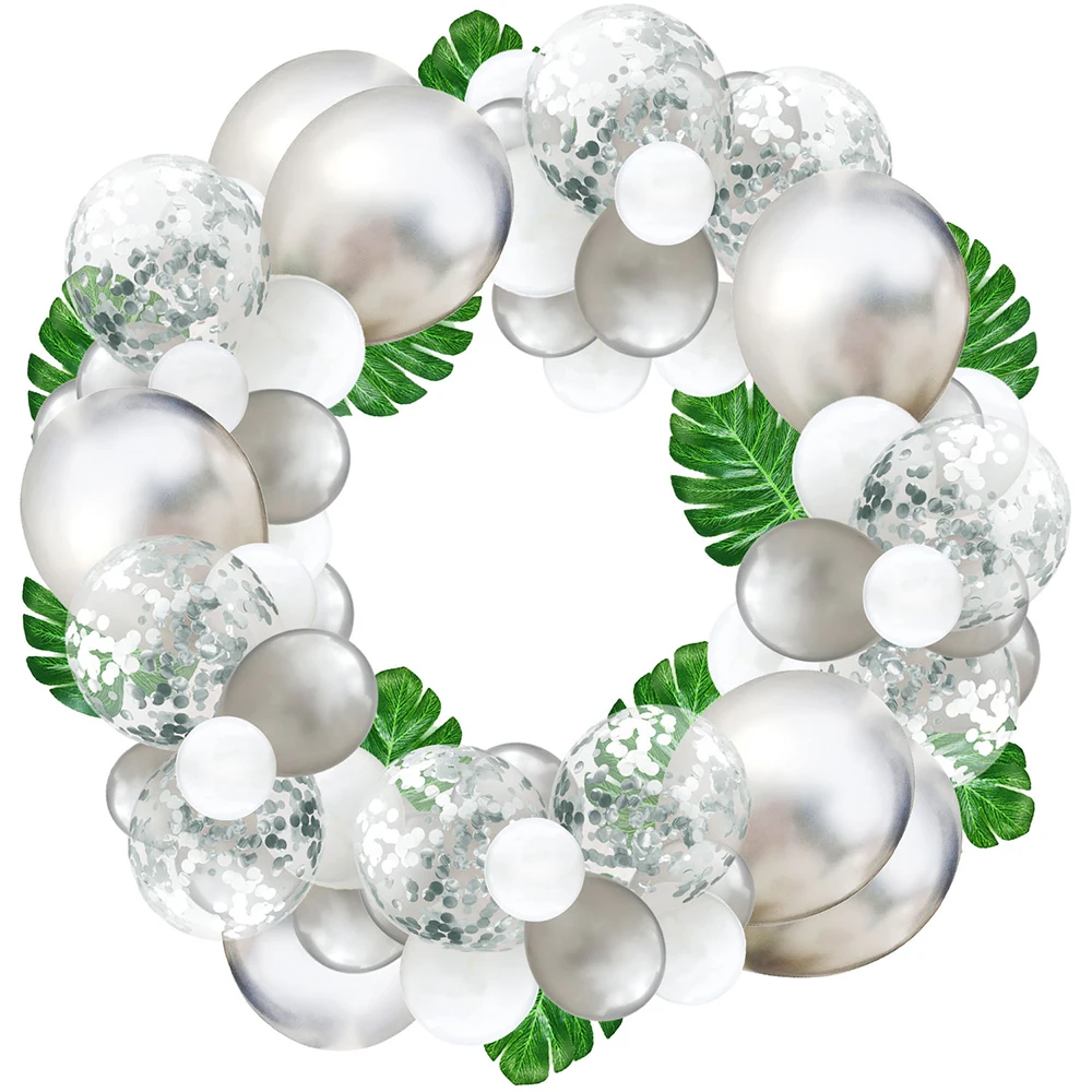 

Valentine's Day Balloons Wreath Set Confetti Ballons for Birthday Party Wedding Decorations Mixed Ballons Supplies