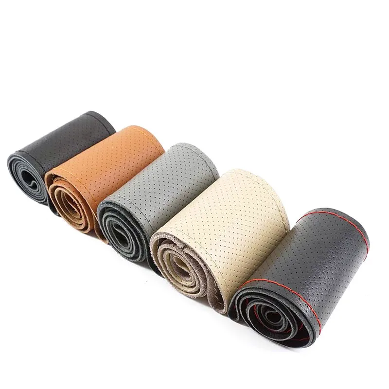 Чехол для руля сделай сам 38 см волоконная кожа с иглой оплетка на руль