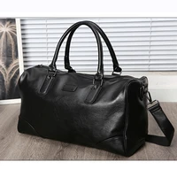 trendy cross body bag mens leather handbag exercise and fitness shoulder bag large capacity traveling bag luggage bag