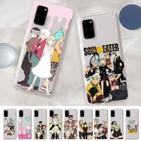 anime soul eater phone case for samsung a 10 20 30 50s 70 51 52 71 4g 12 31 21 31 s 20 21 plus ultra