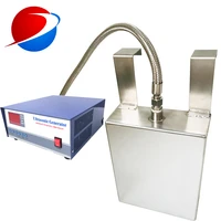 submersible ultrasonic transducer box with generator 25k 2000w for industrial engine oil rust degreasing