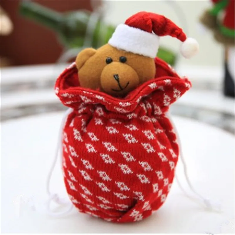 

Трикотажная трехмерная Рождественская сумка в виде яблока