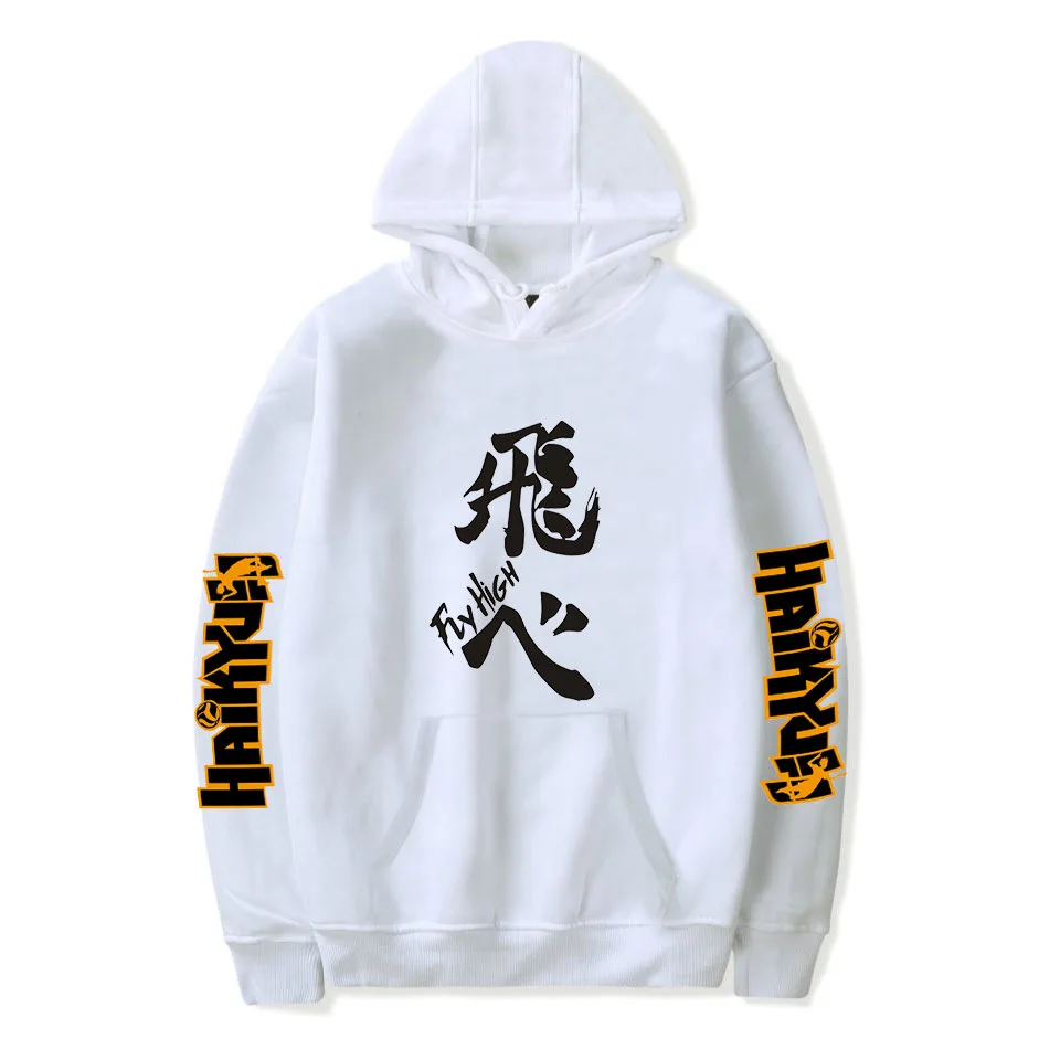 

Anime Haikyuu Hoodie Men/Women's Karasuno Fly High Graphic Streetwear Winter Warm Fashion Unisex Sweatshirts Male pullovers
