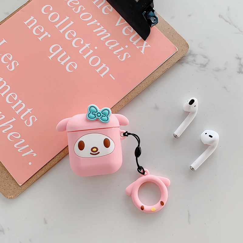 22 Новые Мультяшные беспроводные bluetooth наушники чехол для Apple AirPods силиконовые зарядки наушники Чехлы для Airpods 2 защитный чехол - Цвет: 22