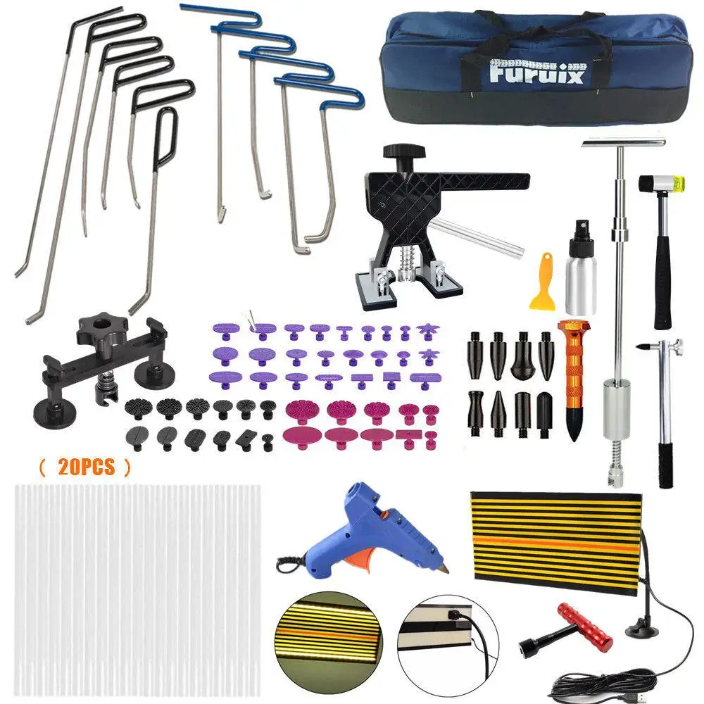 

Fruxin Paintless Dent Repair Kit - Dent Remover Tools for Car Hail Damage Dent & Ding Removal