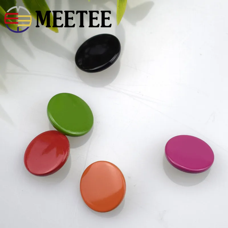 10Sets Meetee 12 17mm Colorful Buttons Snap Fasteners Press Studs for Sewing Leather Craft Clothes Bags Decor Accessories D3 6|decorative