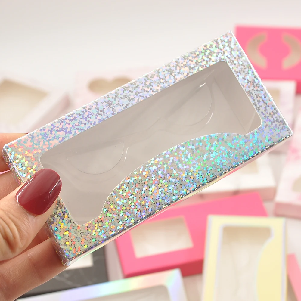 

Wholesale Eyelash Packaging Box Lash Boxes Package Custom Lavender Paper Box 3d Mink Lashes Makeup Storage Case bulk Vendors