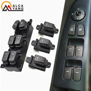 Подлинная Кнопка главного переключателя окна LHD  переключатель на оконную раму для пассажирского сиденья для 2008-2010 Hyundai NF Sonata 93580-3K500