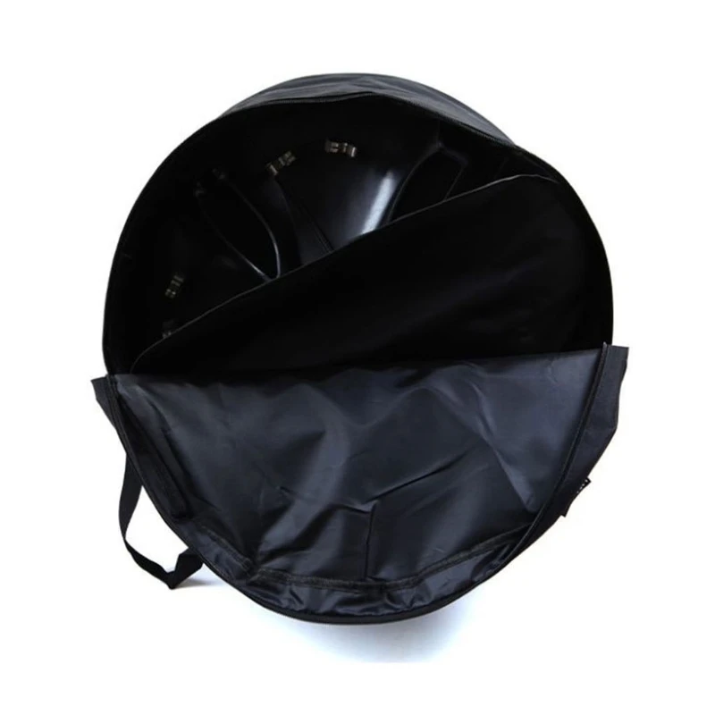 

Black Wheel Hub Cover Storage Carrying Bag Hub Cap Storage Bag Oxfrod Cloth 3 Layers Protection for Model3/Y