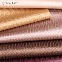a4 honeycomb pattern pvc leather fabric artificial bag elastic sewing fabric for garment clothes making