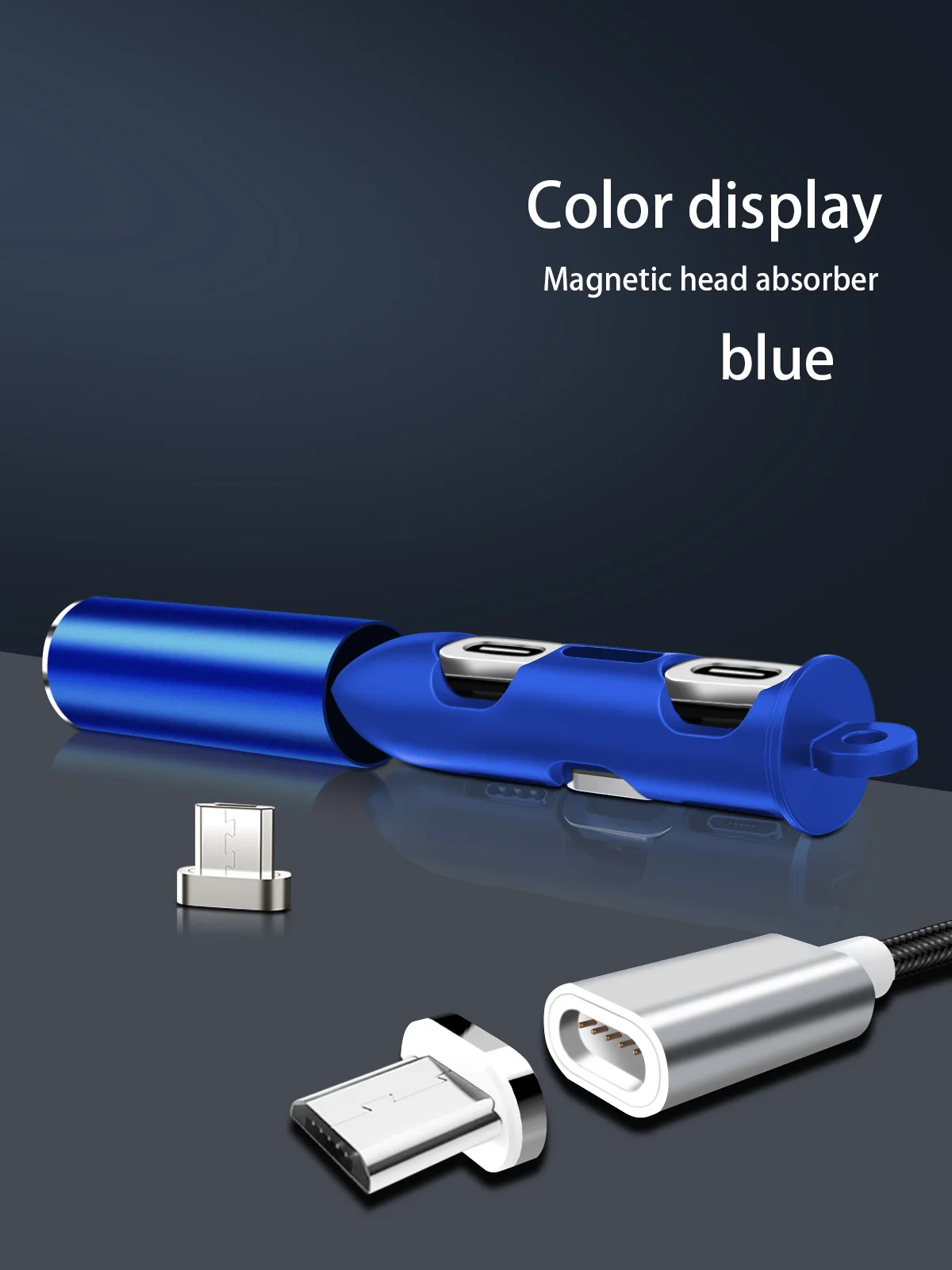 GUUGEI Магнитный кабель заглушки чехол Micro usb Тип C портативный ящик для хранения магнит разъем головка наконечники контейнер пулевые пробки чехол