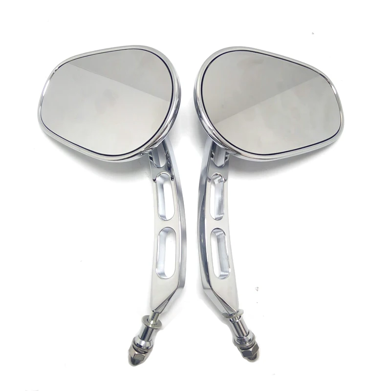 

8MM Motorcycle Rear View Side Mirrors For Softail Touring Road King Glide Cross Bones Dyna Electra Glide Iron 883 Softail Street