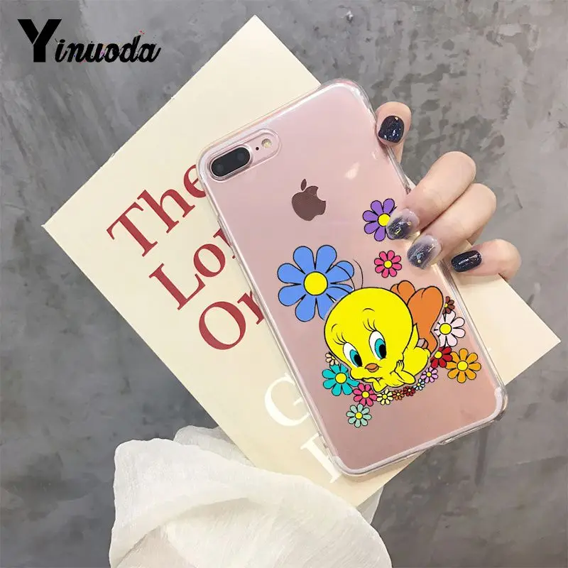 Забавный Tweety Bird 2018 Новый Модный чехол для мобильного телефона Apple iPhone 8 7 6 6S Plus X XS max