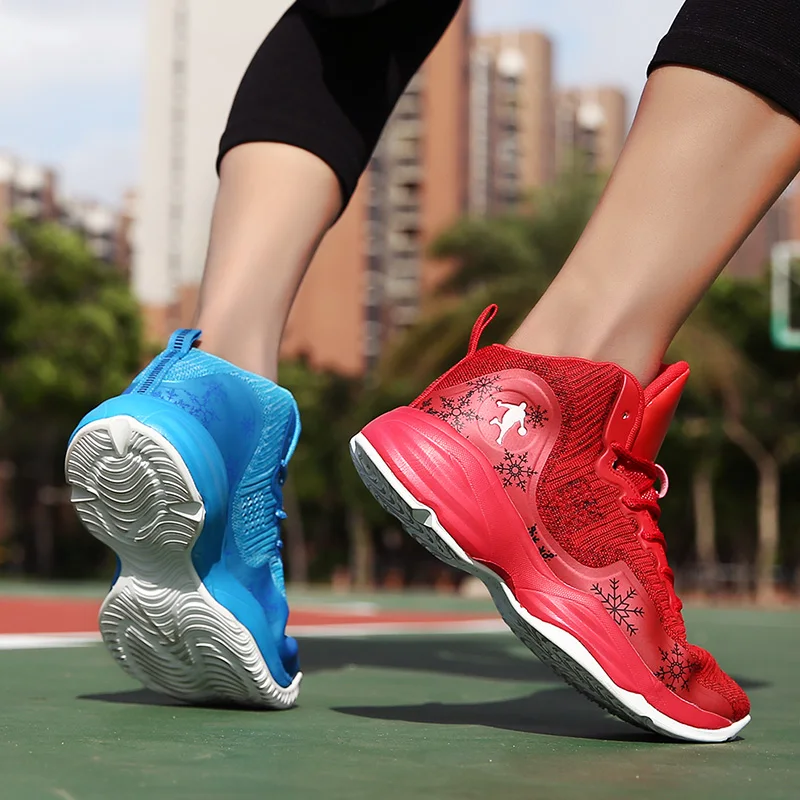 Баскетбольная обувь для женщин и мужчин амортизирующие кроссовки баскетбола