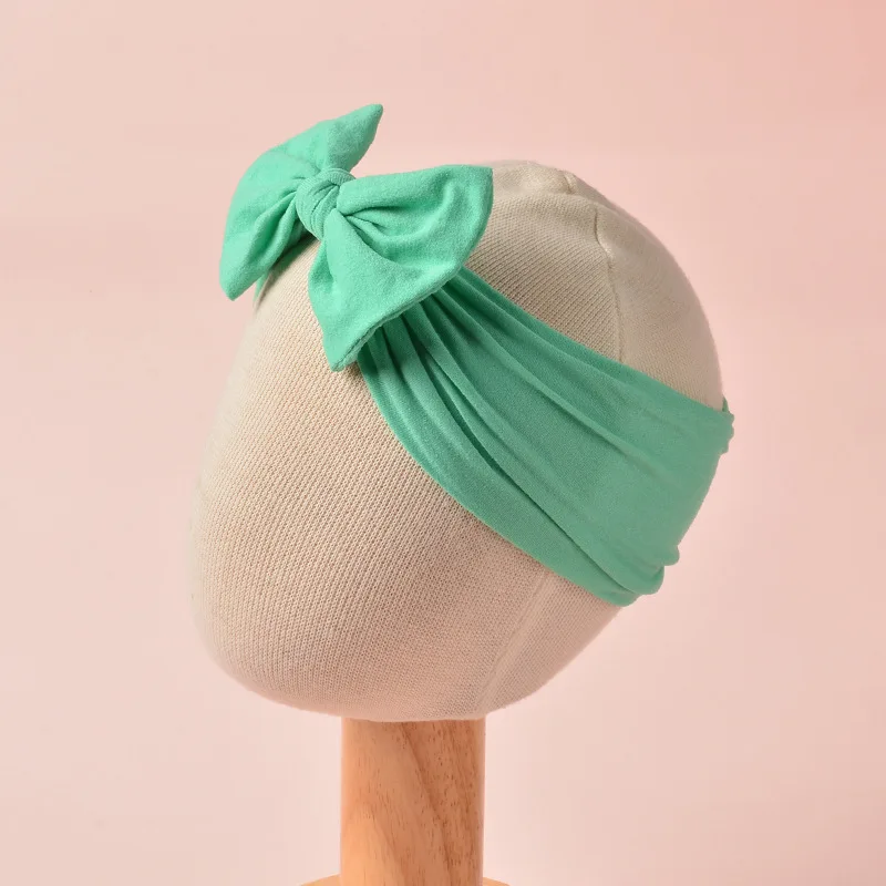 30 цветов Детская повязка на голову девушка ленты Аксессуары Тюрбан завязанный