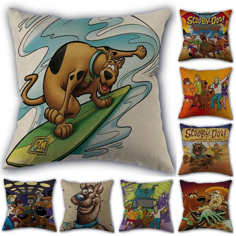Заказная наволочка для подушки Scooby Doo домашний текстиль квадратная 45X45 см декоративное хлопковое белье декоративная Свадебные наволочки