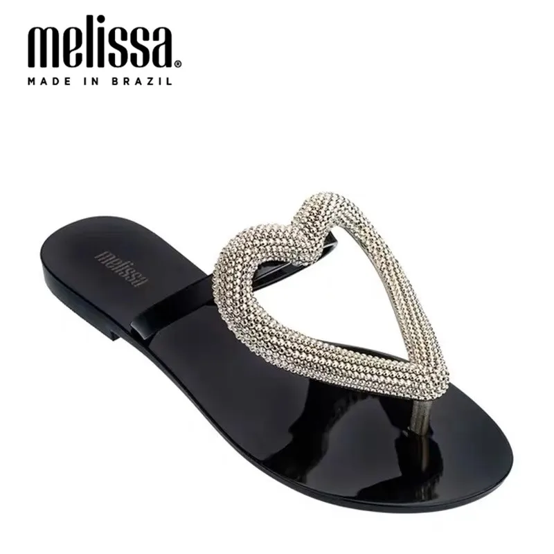 Melissa Lovely Flip-Flop Women Jelly Shoes Ladies Flip Flops Womens 2020 Comfort Summer Soft Beach Slippers | Обувь
