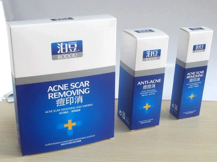 Картонная упаковка для духов с УФ-защитой цветная печать косметики от