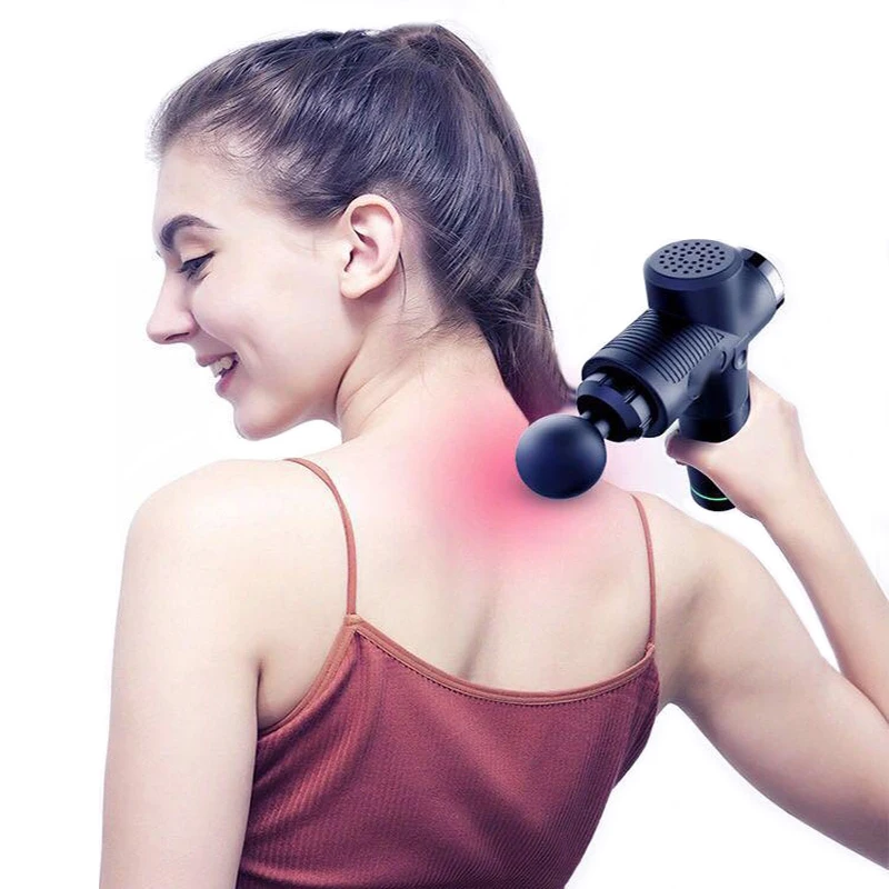 Профессиональный высокочастотный массажный пистолет для мышц терапевтический