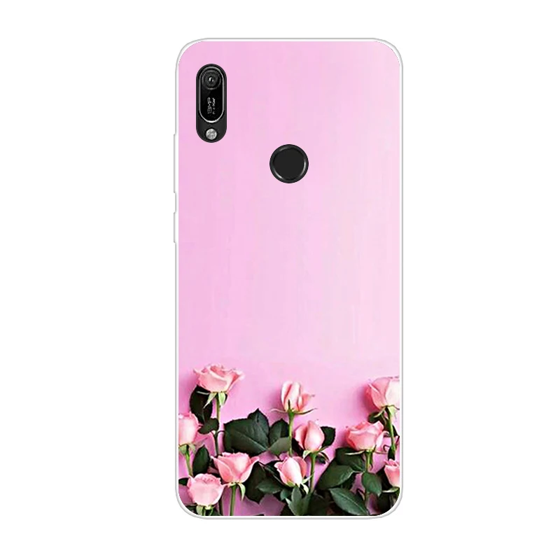 Оранжевый A 6,09 ''для huawei Y6 Мягкий силиконовый чехол TPU чехол для телефона Coque huawei Y6 чехол Y 6 6Y модное тонкое дно - Цвет: Оранжевый