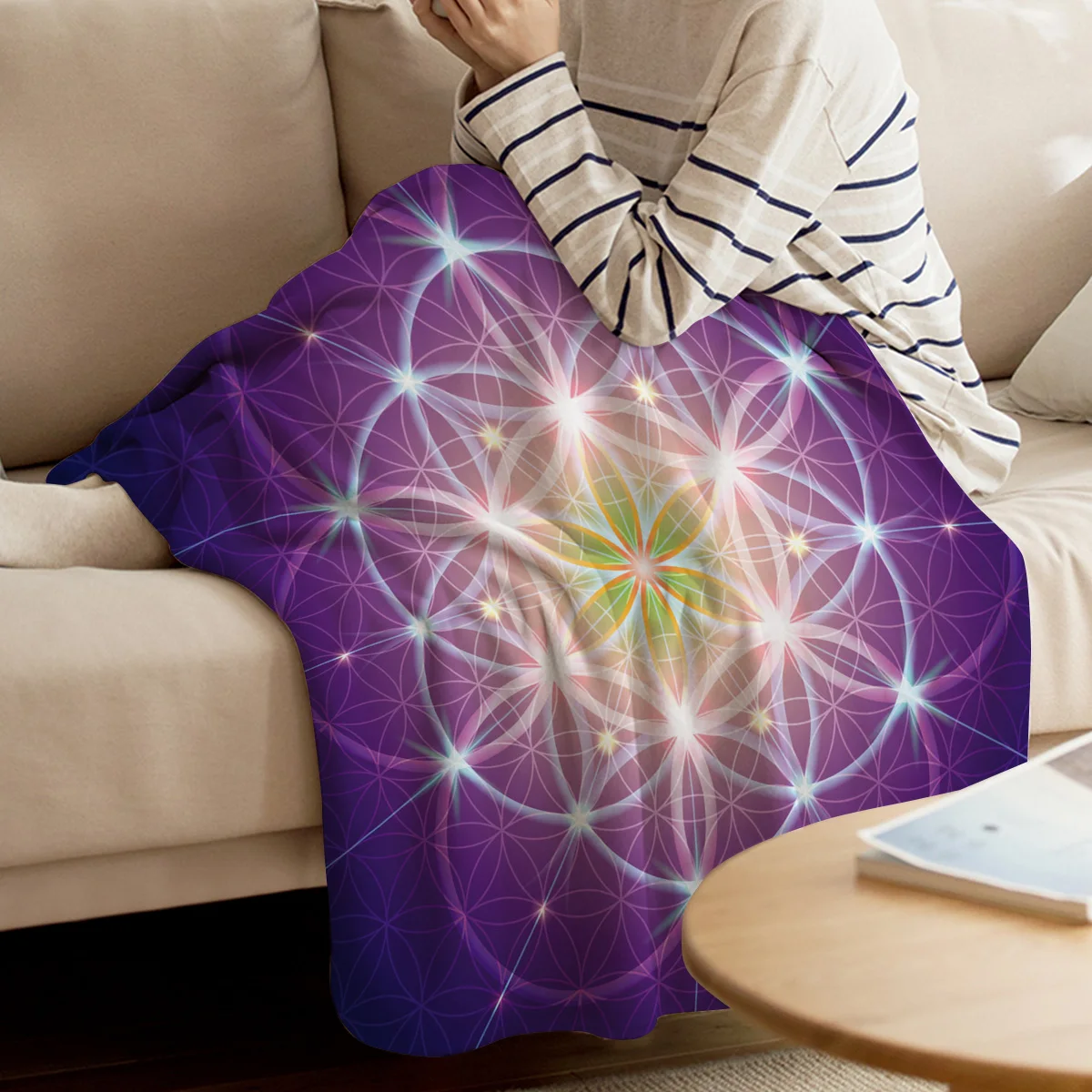 

Flower Life Of Flower Throw Blanket Warm Microfiber Blanket Cartoon Blankets For Beds Home Decor