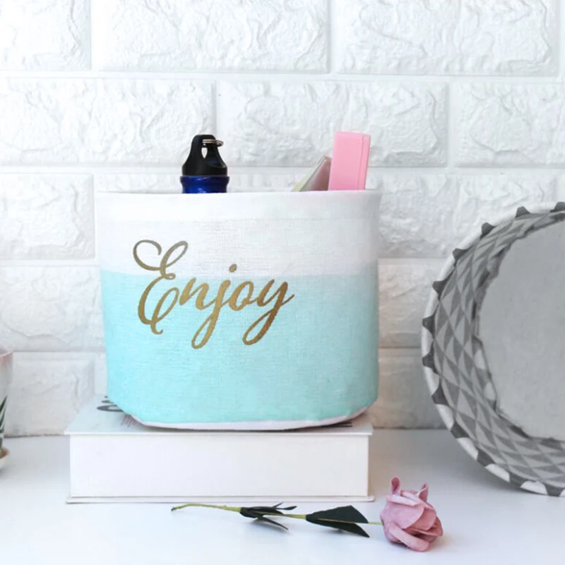 Snailhouse коробка для хранения льняной хлопковый геометрический узор