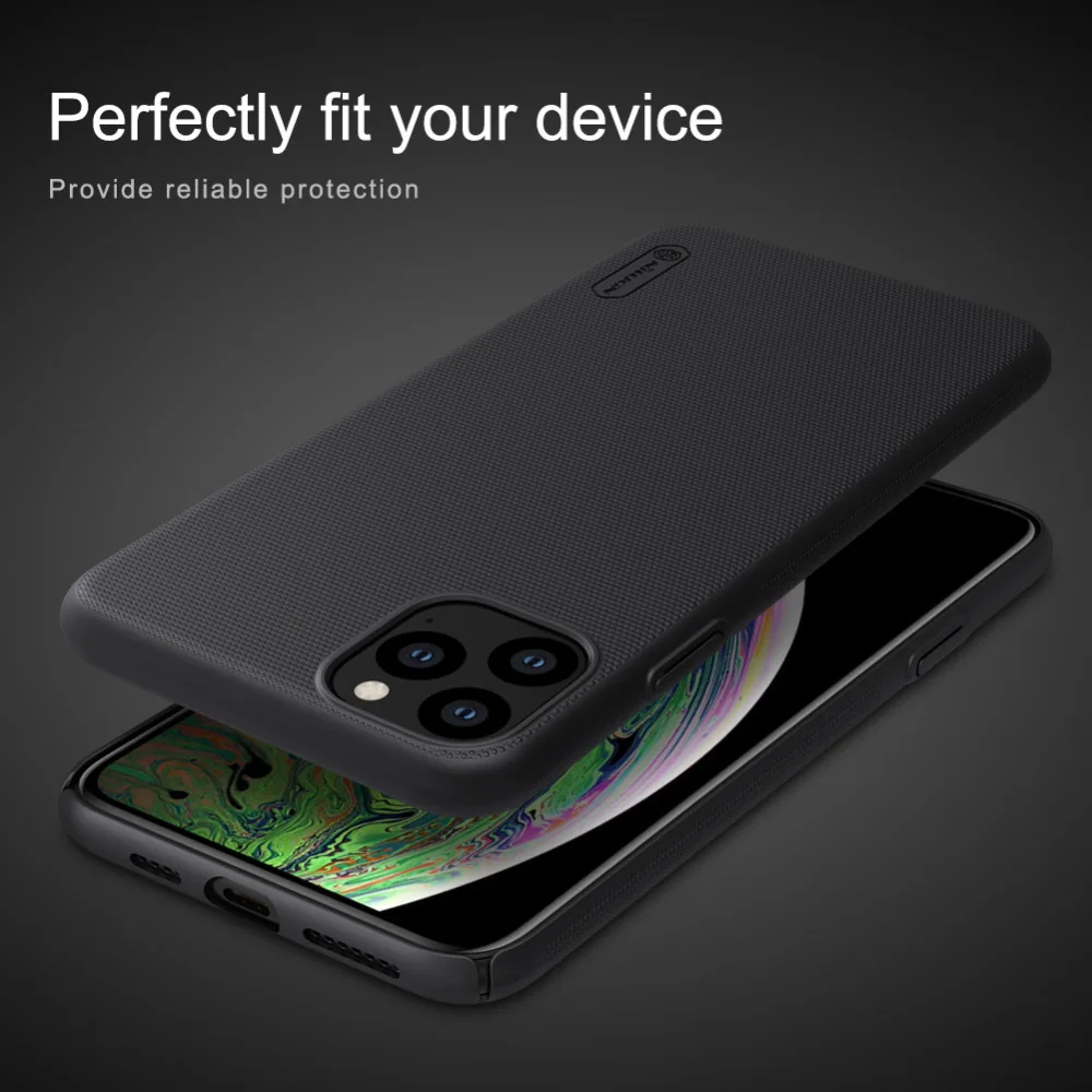 Для iPhone 11 чехол iPhone 11 Pro Max чехол с матовой поверхностью NILLKIN жесткая задняя крышка из ПК чехол для iPhone X/Xs/xr/Xs Max/7/8 plus чехол