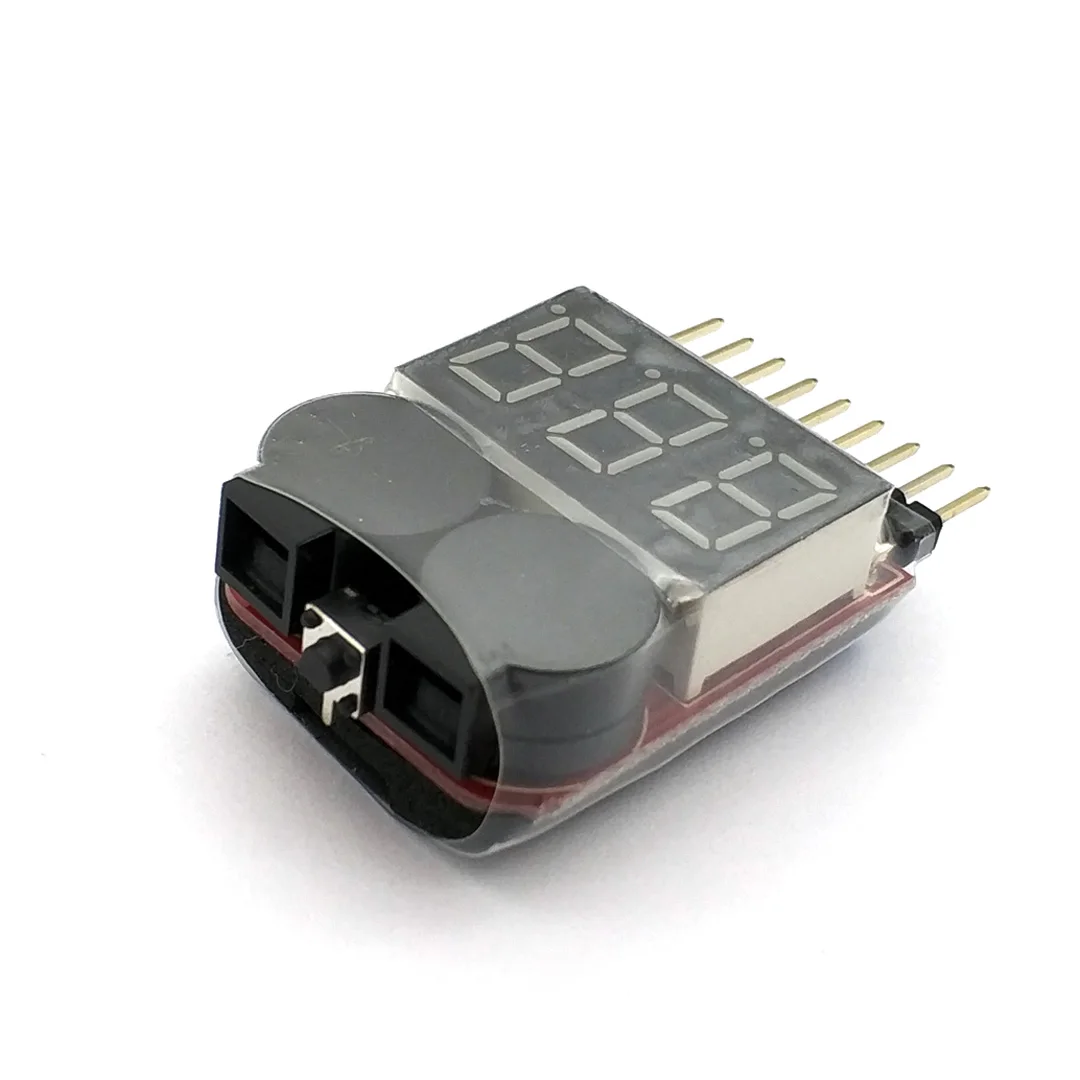 BB Buzzer RC Cell Checker Lipo батарея низкого напряжения индикатор монитор Вольт метр Alarm 1 8S 2