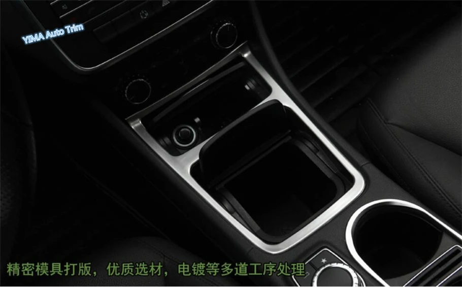

Lapetus For Mercedes-Benz CLA X117 GLA 220 260 X156 2015 - 2018 ABS Car Styling Center Ashtray Storage Container Box Cover Trim