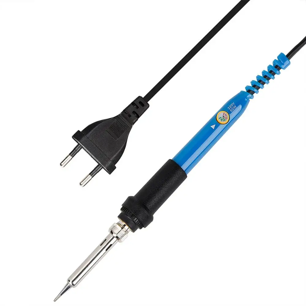 JCD 110V 220V 60W Электрический паяльник для подключения к 908 Регулируемый Температура сварочный припой инструмент с подставка для паяльника очиститель