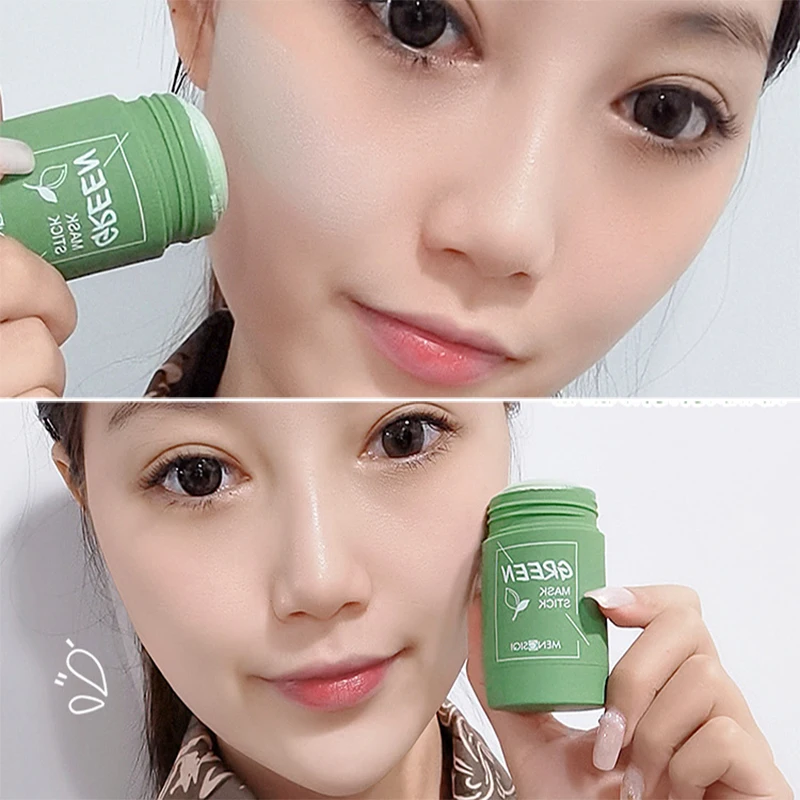 Poreless глубокого очищения палочка для маски Зелёный чай Баклажан масло Управление