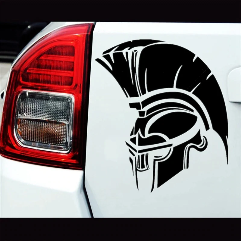 CK20105# funny Trojan Head vinyl car sticker reflective waterproof decal stickers on truck bumper rear window|Наклейки на