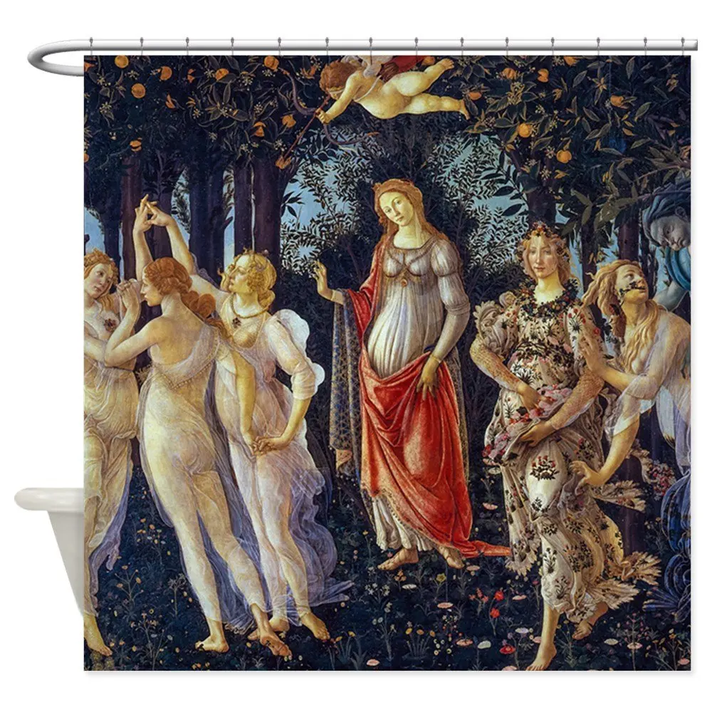 

La Primavera Shower Curtain Decorative Fabric Shower Curtain