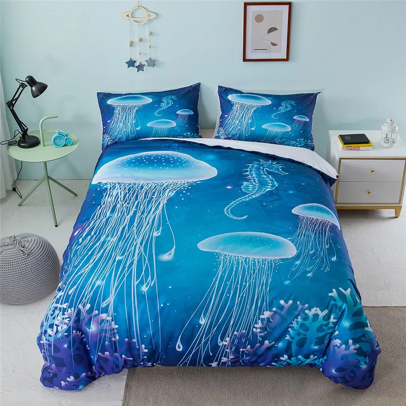 3D dinosaur pattern bedding set Single size boy duvet cover with pillowcases Bedclothes cartoon Bed Linen Children's Day gift | Дом и сад