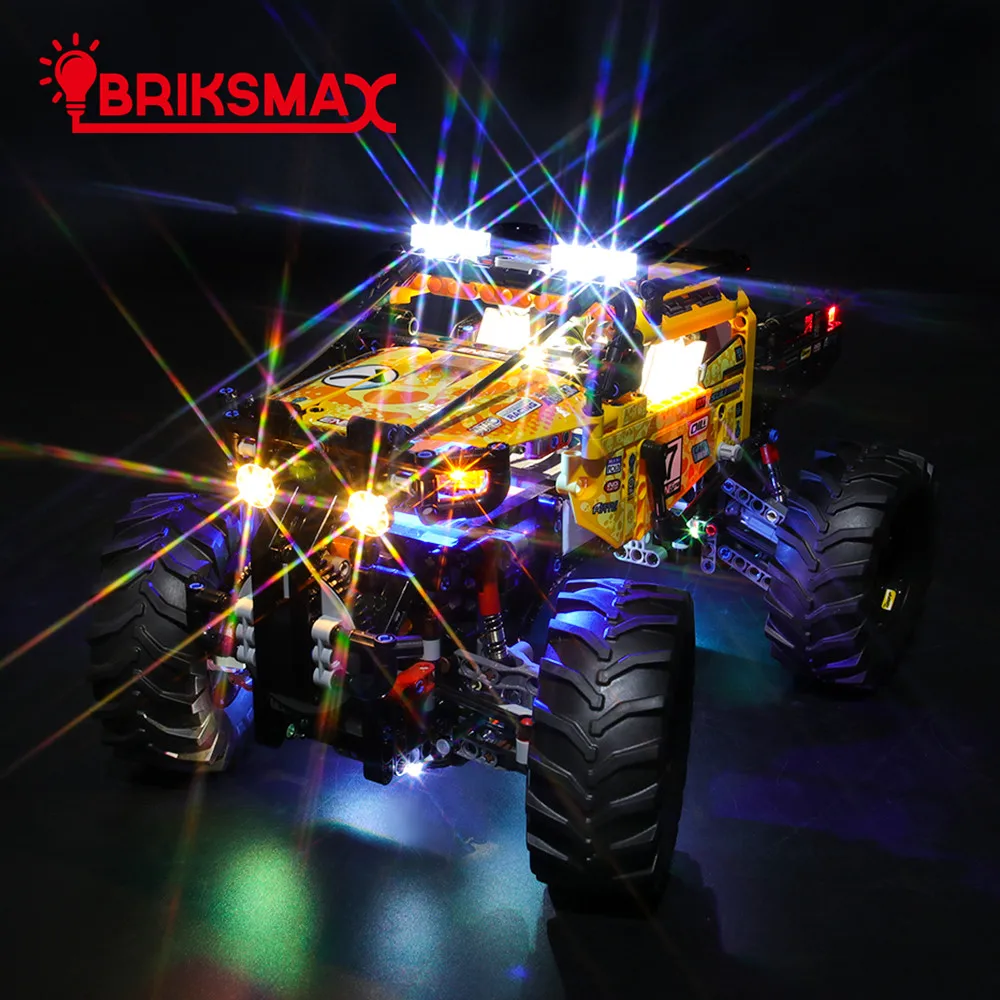 BriksMax светодиодный светильник для Technic 42099 4X4 X-treme Off-Roader светильник ing Set(не включает модель
