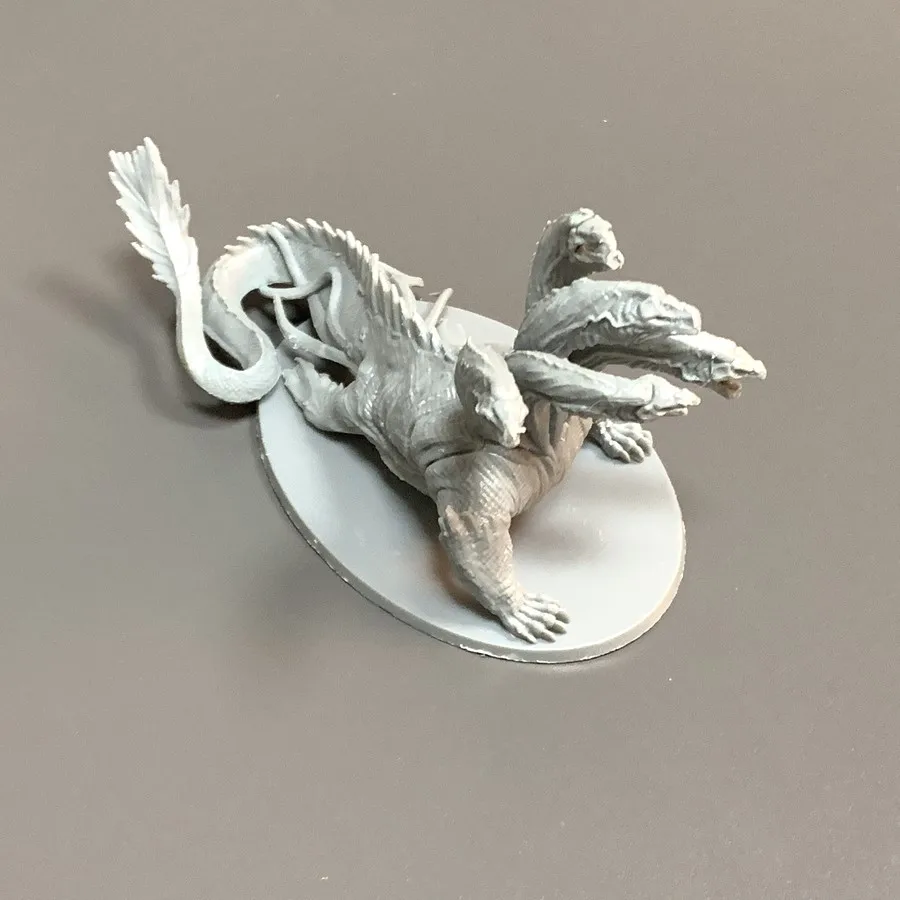 Большая серая Гидра Монстры фэнтезийная миниатюрная Боевая миниатюра