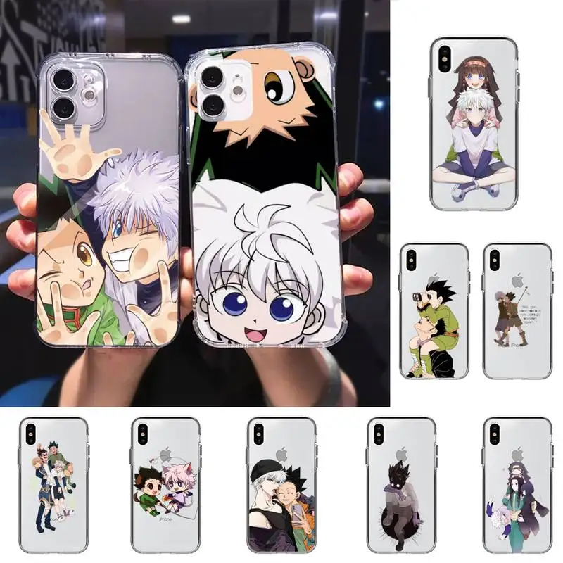

Cute Hunter X Hunter Phone Case for iPhone 11 12 13 mini pro XS MAX 8 7 6 6S Plus X 5S SE 2020 XR case