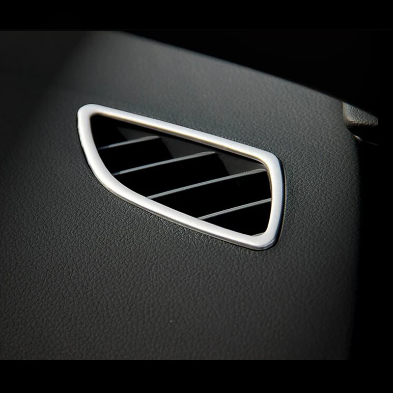 2 шт. накладки из нержавеющей стали на переднюю панель автомобиля для Audi A6 C7 12-2017 и