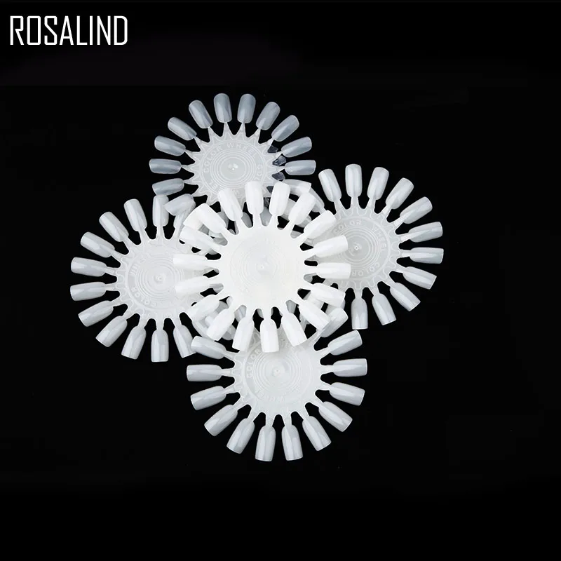 Накладные ногти ROSALIND цветные карты искусственные накладные все для маникюра