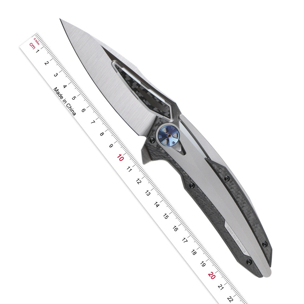 Новый складной нож ZT0999 M390 лезвие CF + ручка из титанового сплава тактические