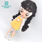 Одежда для куклы подходит для Blyth Azone 16 аксессуары для кукол модная юбка на бретелях, футболка, кожаная обувь